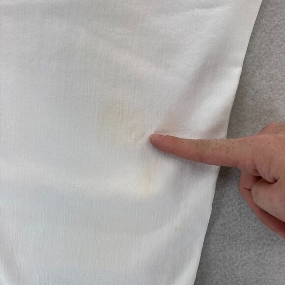 J.Crew 10" Vintage Slim Straight Jeans Women's 36 White Stretch Denim Button Fly - Picture 15 of 16